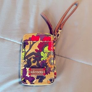 Sakroots Wristlet/Wallet! Lightly used. Many card and money pockets.